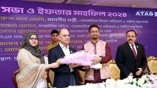 সম্ভাবনাময় বিমান ও পর্যটন খাতের উন্নয়নে সমন্বিত উদ্যোগ জরুরি : পর্যটন মন্ত্রী
