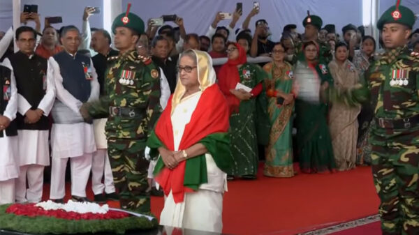 ঐতিহাসিক ৭ মার্চ স্মরণে বঙ্গবন্ধুর প্রতি প্রধানমন্ত্রীর শ্রদ্ধা