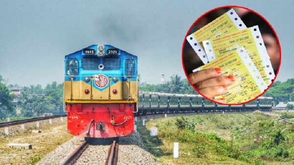 আগামীকাল থেকে ট্রেনের অগ্রিম টিকিট বিক্রি শুরু