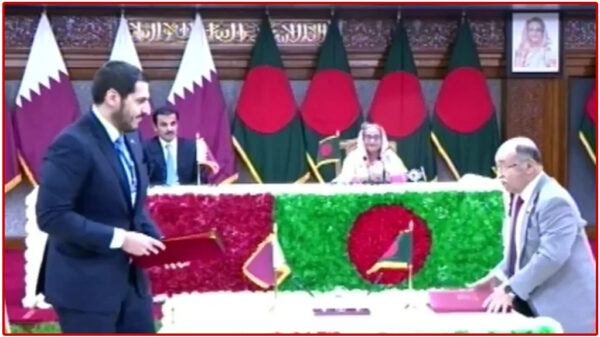 বাংলাদেশ-কাতারের মধ্যে ১০ চুক্তি ও সমঝোতা সই